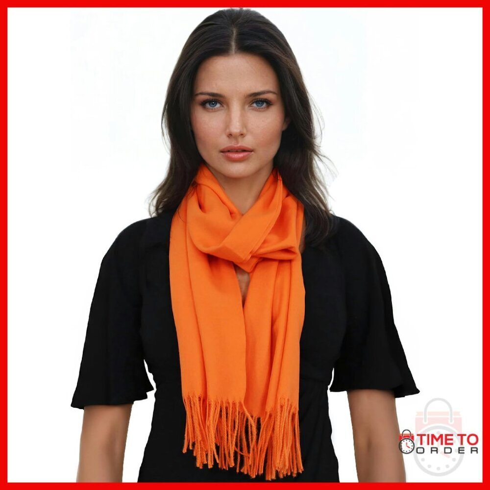 Premium 100% Pashmina Scarf - Ultra Soft & Warm Shawl Wrap for Women